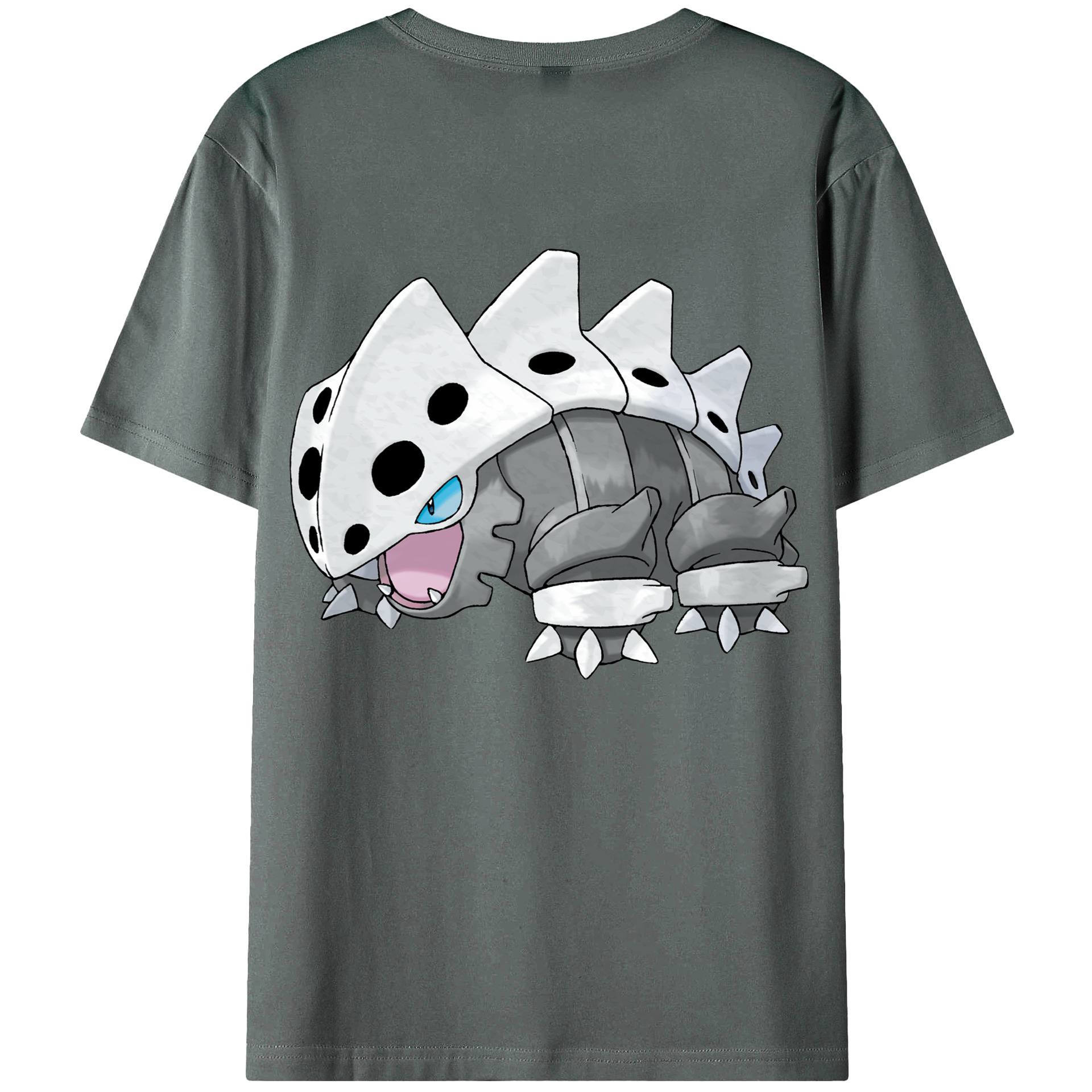 （画像用） ポケットモンスター Pokémon 綿100％ メンズ半袖Tシャツ（バックプリント） 通気性